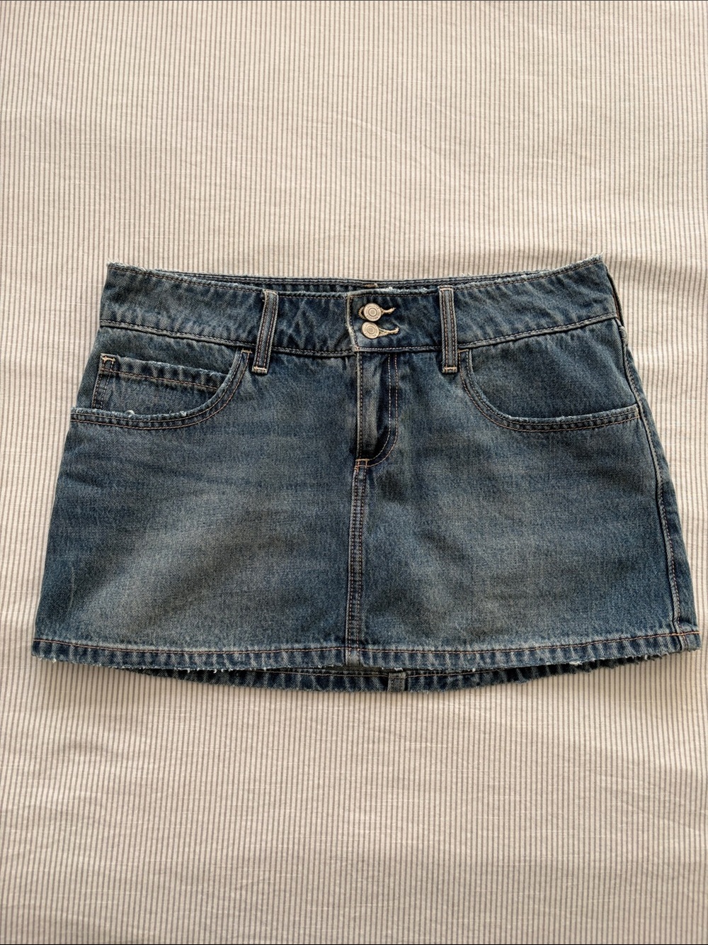 Denim Mini Skirt from Hollister